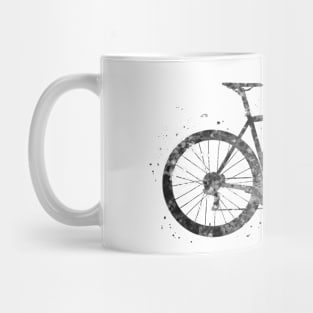 Road bike black and white Mug